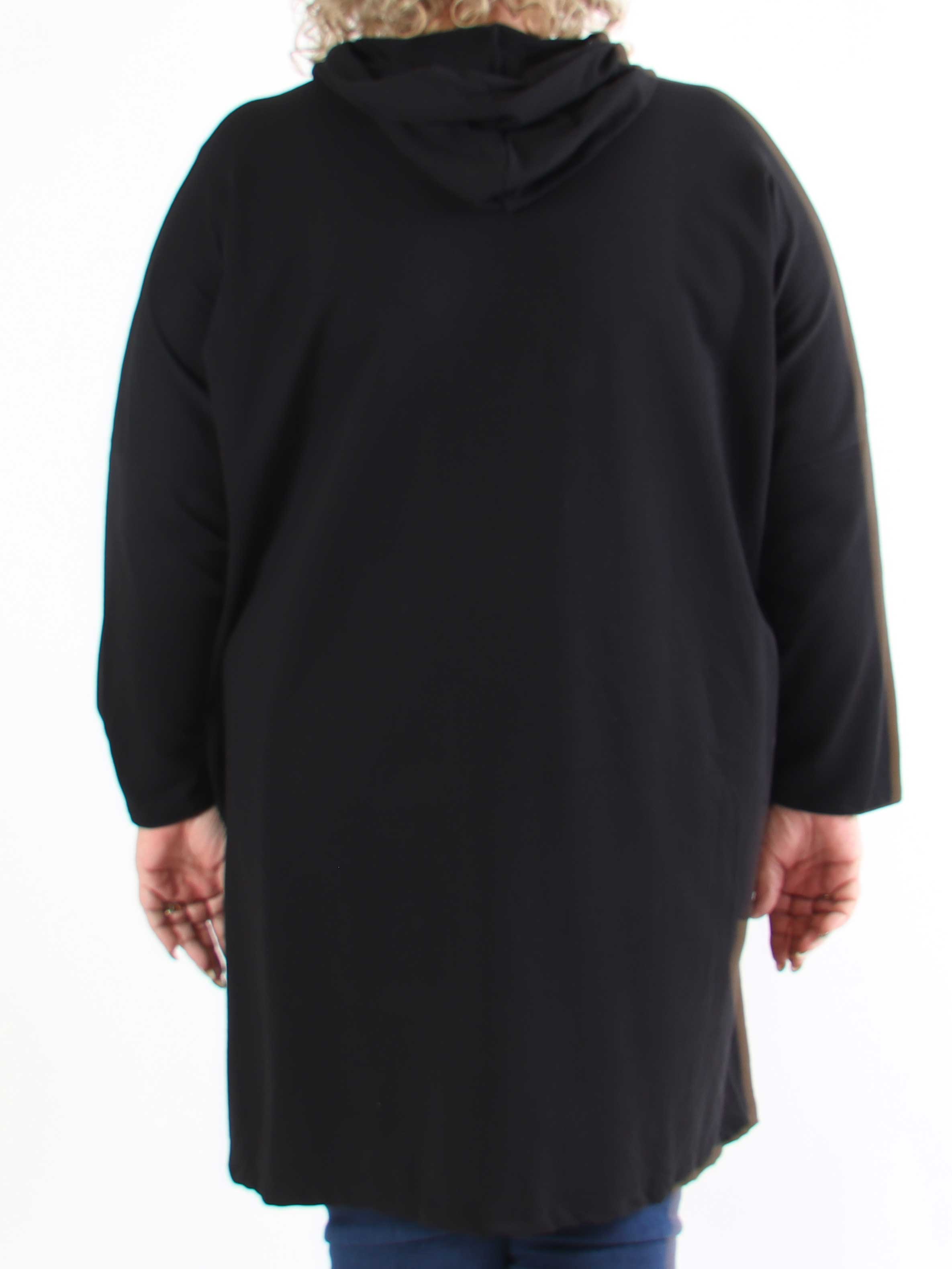 Vogue Hoodie - Plus size hoodie kjole med similisten